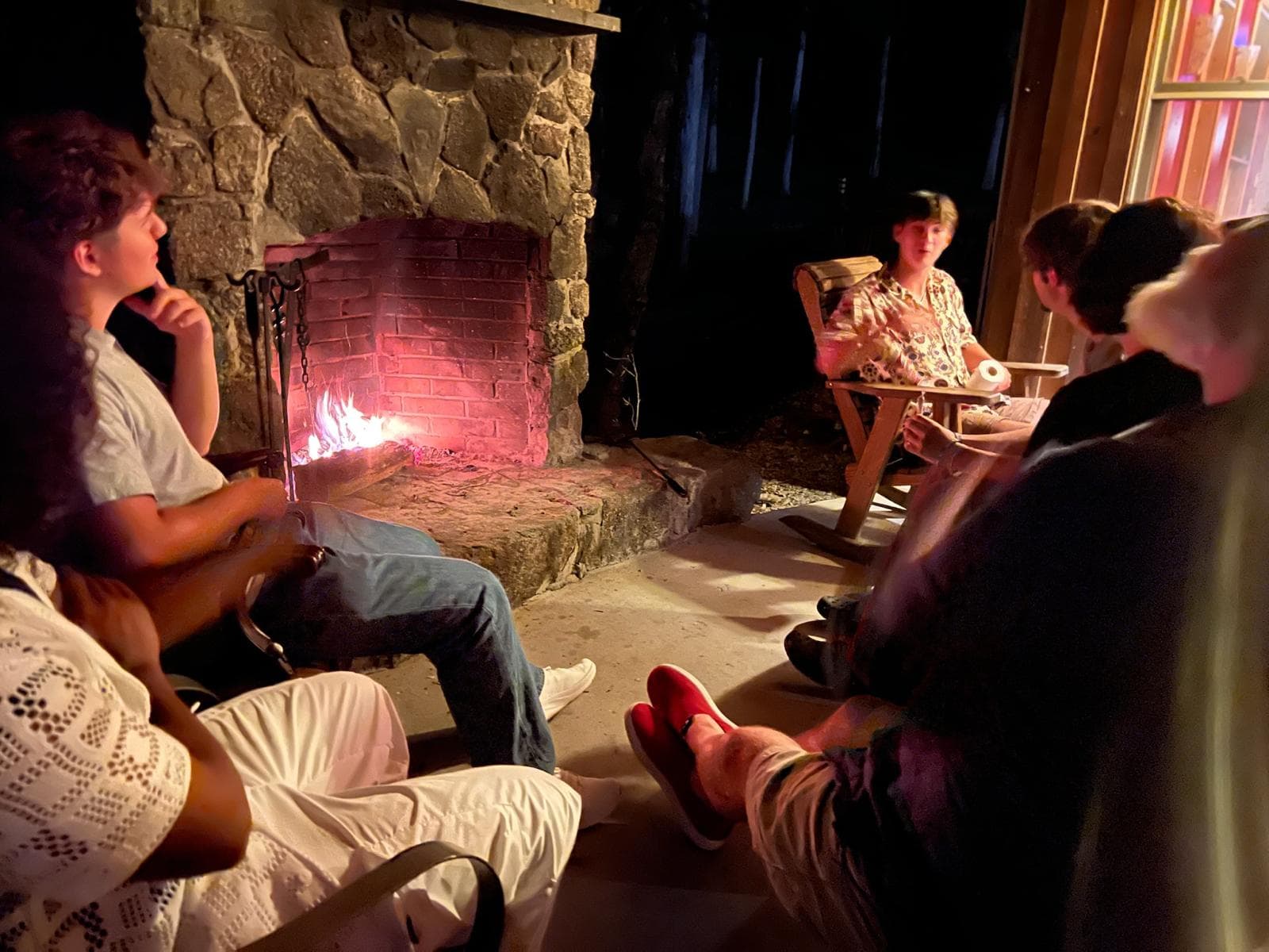 Fireside gathering